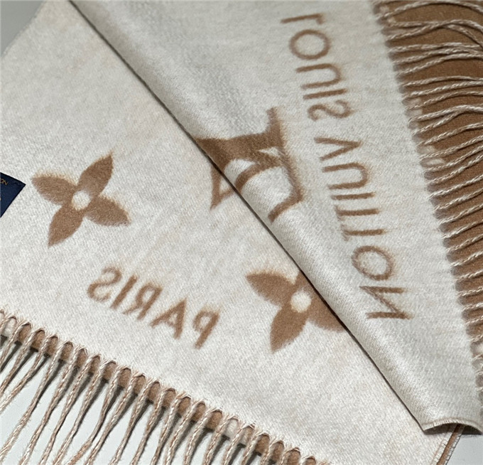 KHĂN Louis Vuitton LV Cashmere scarf