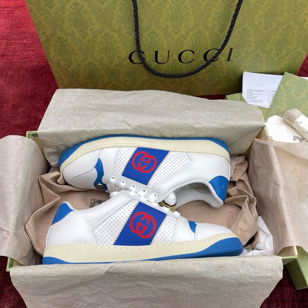 GIÀY GUCCI SCREENER UNISEX HIGH TOP QUALITY SHOES AAA