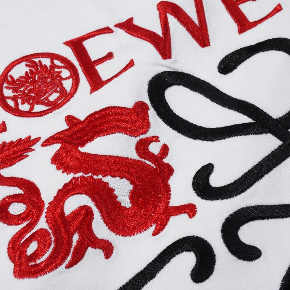 ÁO LOEWE T SHIRT MÀU TRẮNG UNISEX