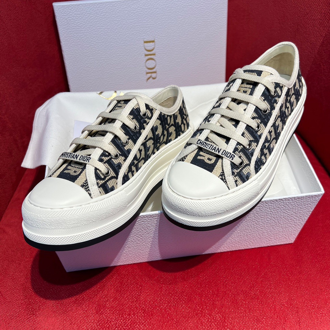 GIÀY Christian Dior Walk'N 23 Oblique Black