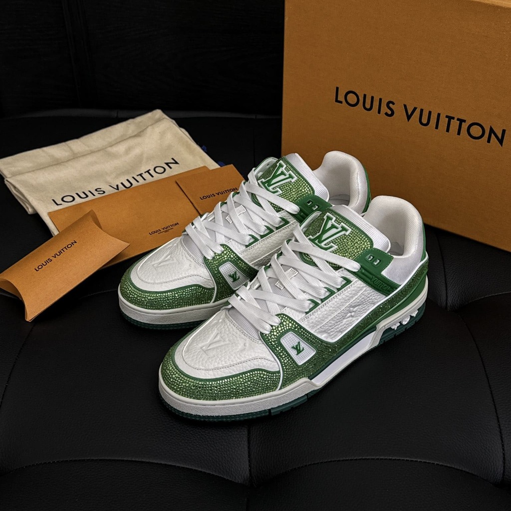 GIÀY LOUIS VUITTON TRAINER HIGH TOP QUALITY SHOES AAA