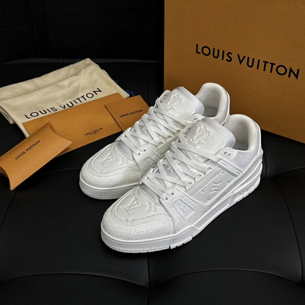 GIÀY LOUIS VUITTON TRAINER HIGH TOP QUALITY SHOES AAA