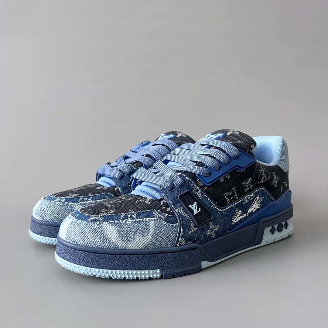 GIÀY LOUIS VUITTON TRAINER HIGH TOP QUALITY SHOES AAA