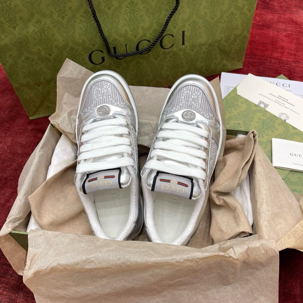 GIÀY GUCCI SCREENER UNISEX HIGH TOP QUALITY SHOES AAA
