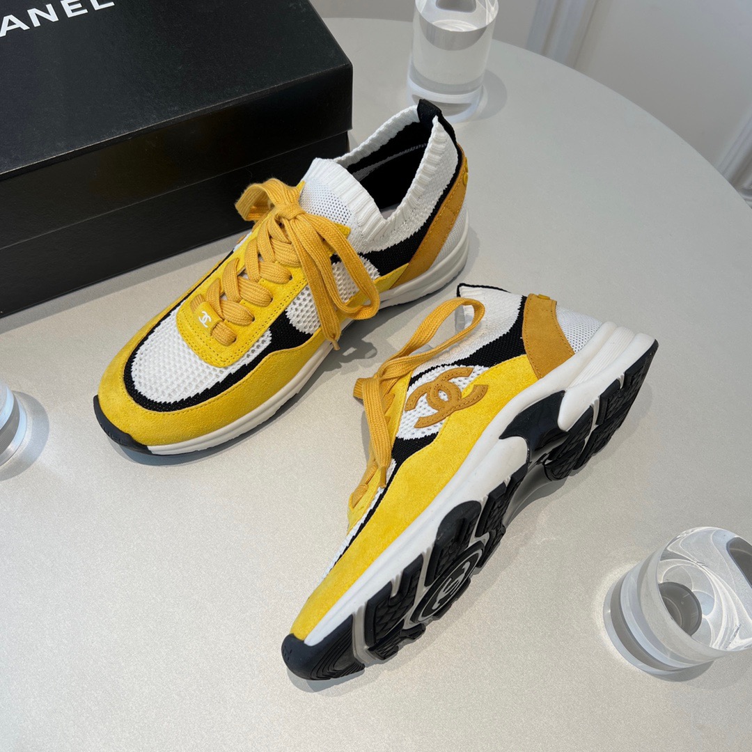 GIÀY CHANEL CC LOGO SNEAKERS shoes