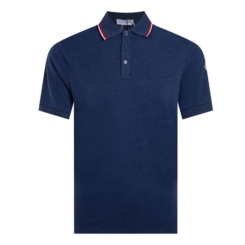ÁO MONCLER POLO SHIRT BLUE MÀU XANH