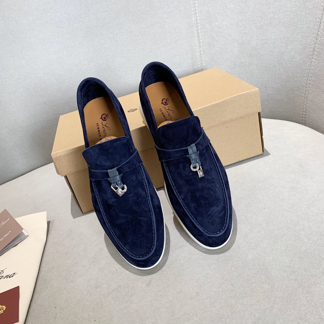 GIÀY LORO PIANA COBAN SHEEPSKIN SUEDE LOAFER DA CỪU