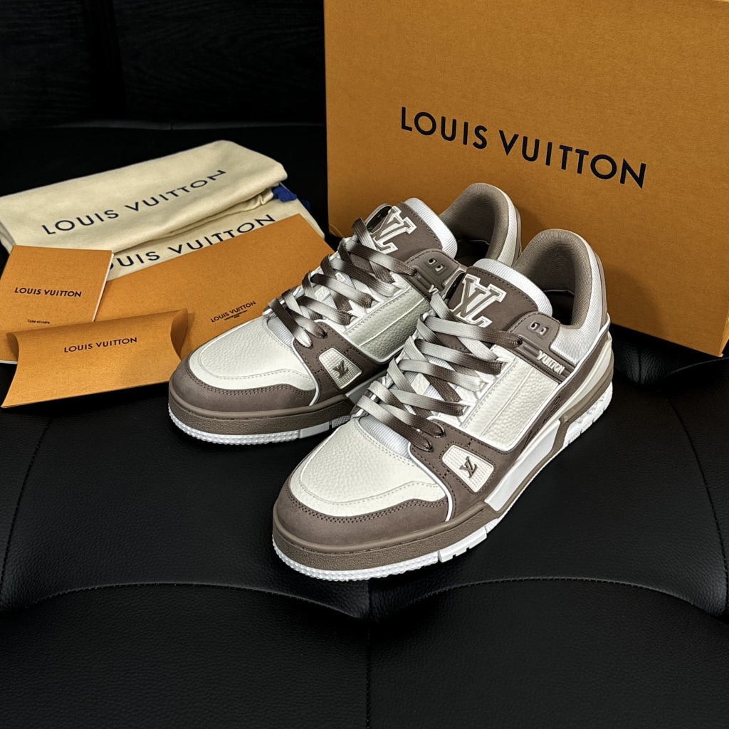 GIÀY LOUIS VUITTON TRAINER HIGH TOP QUALITY SHOES AAA