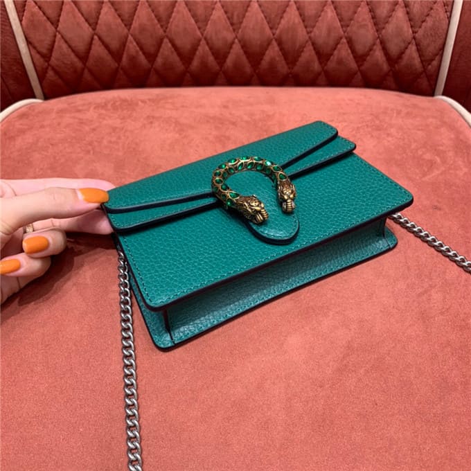 TÚI Gucci Dionysus super mini leather bag green Top Quality