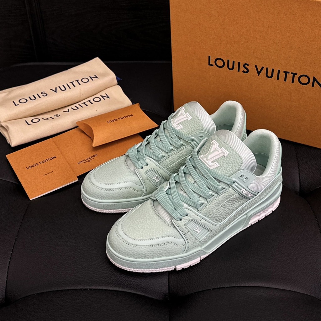 GIÀY LOUIS VUITTON TRAINER HIGH TOP QUALITY SHOES AAA