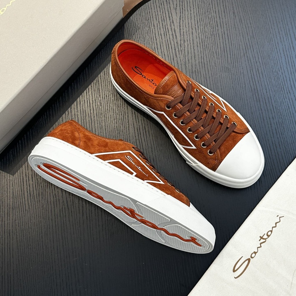 GIÀY SANTONI SNEAKERS TOP QUALITY SHOES AAA