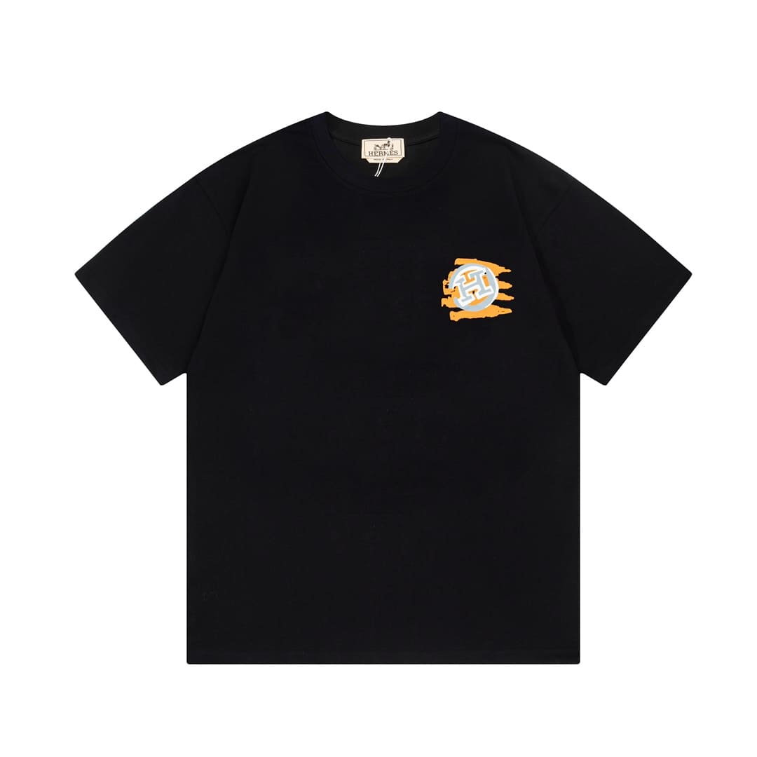 ÁO HERMES T SHIRT BLACK MÀU ĐEN