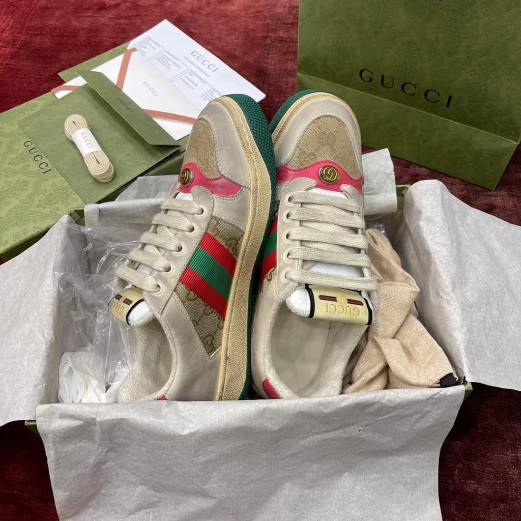 GIÀY GUCCI SCREENER UNISEX HIGH TOP QUALITY SHOES AAA