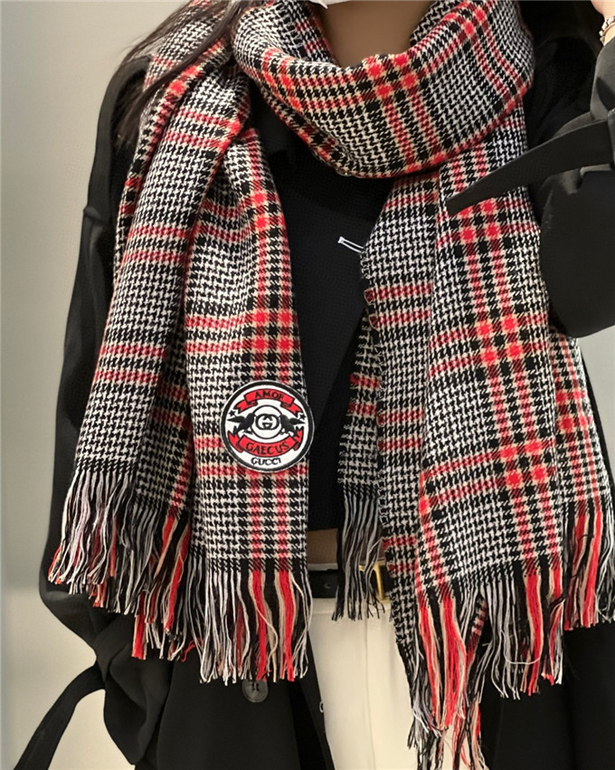 KHĂN Gucci GG Wool Blend scarf