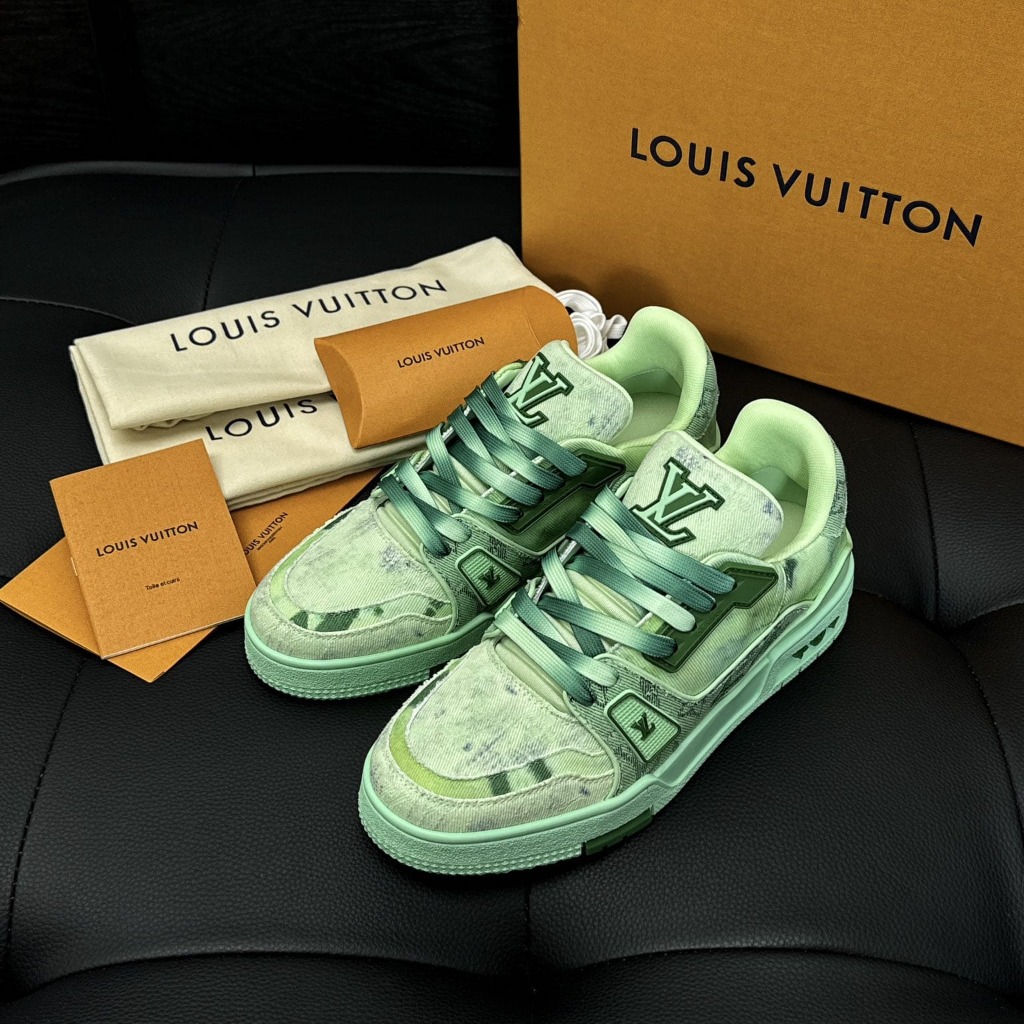 GIÀY LOUIS VUITTON TRAINER HIGH TOP QUALITY SHOES AAA