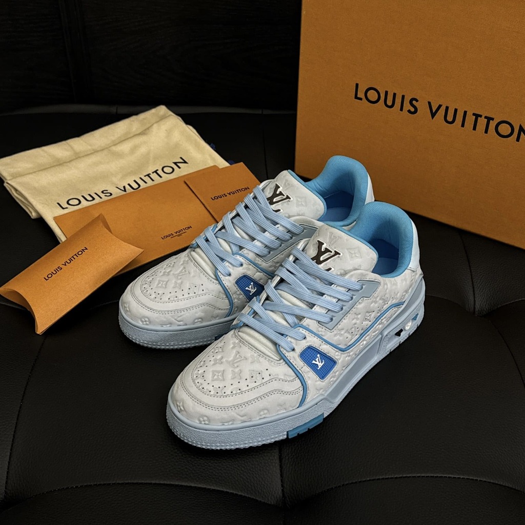 GIÀY LOUIS VUITTON TRAINER HIGH TOP QUALITY SHOES AAA