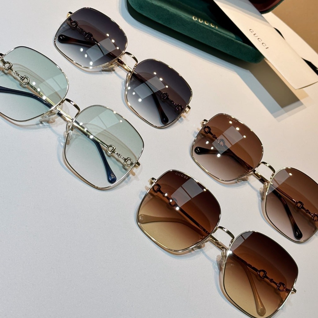 Kính GUCCI GOLD FRAME HIGH CLASSY AAA