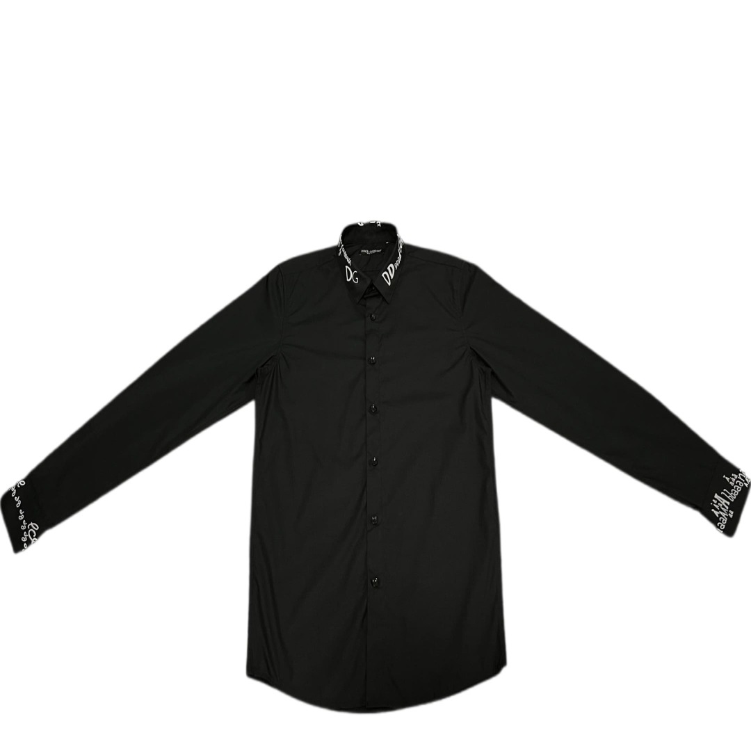 ÁO DOLCE & GABBABA SHIRT POPLIN BLACK