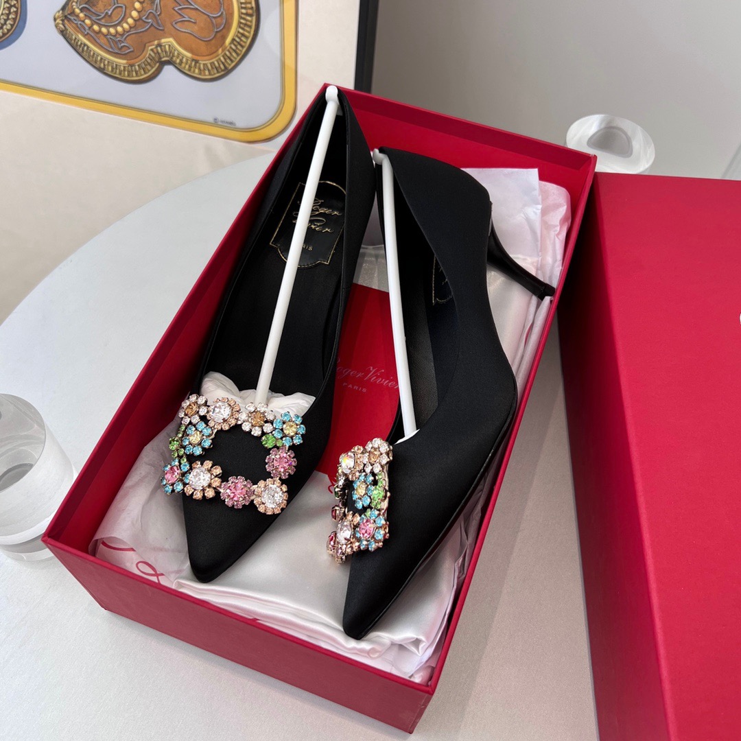 GIÀY ROGER VIVIER Bling Bling heel shoes 5cm