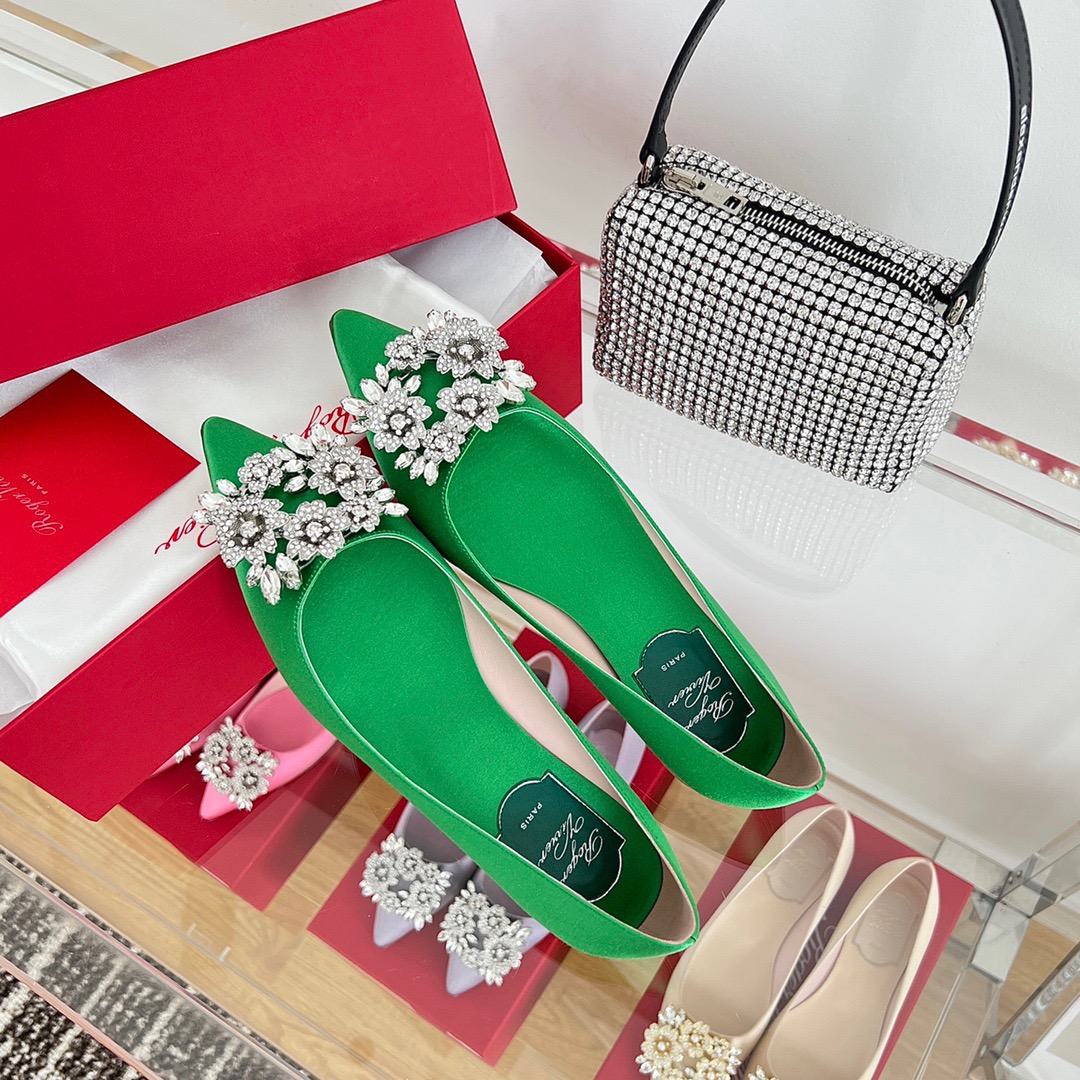 GIÀY ROGER VIVIER Bling Bling ballet flats shoes
