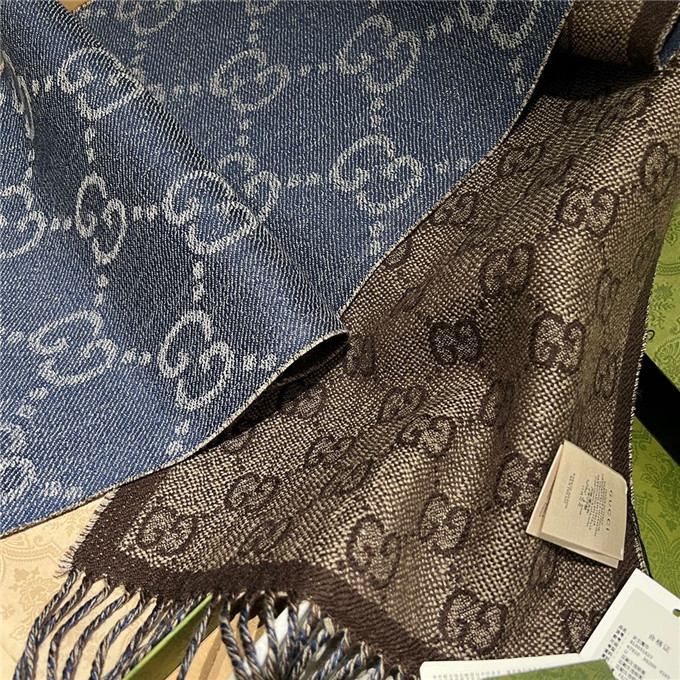 KHĂN Gucci GG Cashmere scarf