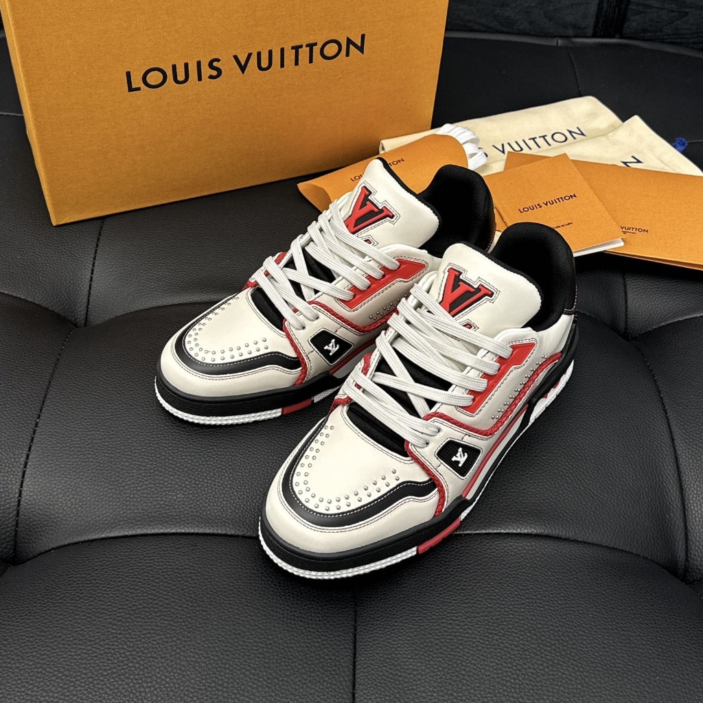GIÀY LOUIS VUITTON TRAINER HIGH TOP QUALITY SHOES AAA