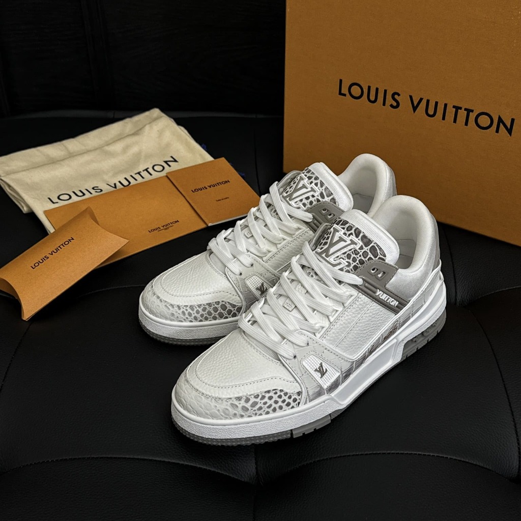 GIÀY LOUIS VUITTON TRAINER HIGH TOP QUALITY SHOES AAA