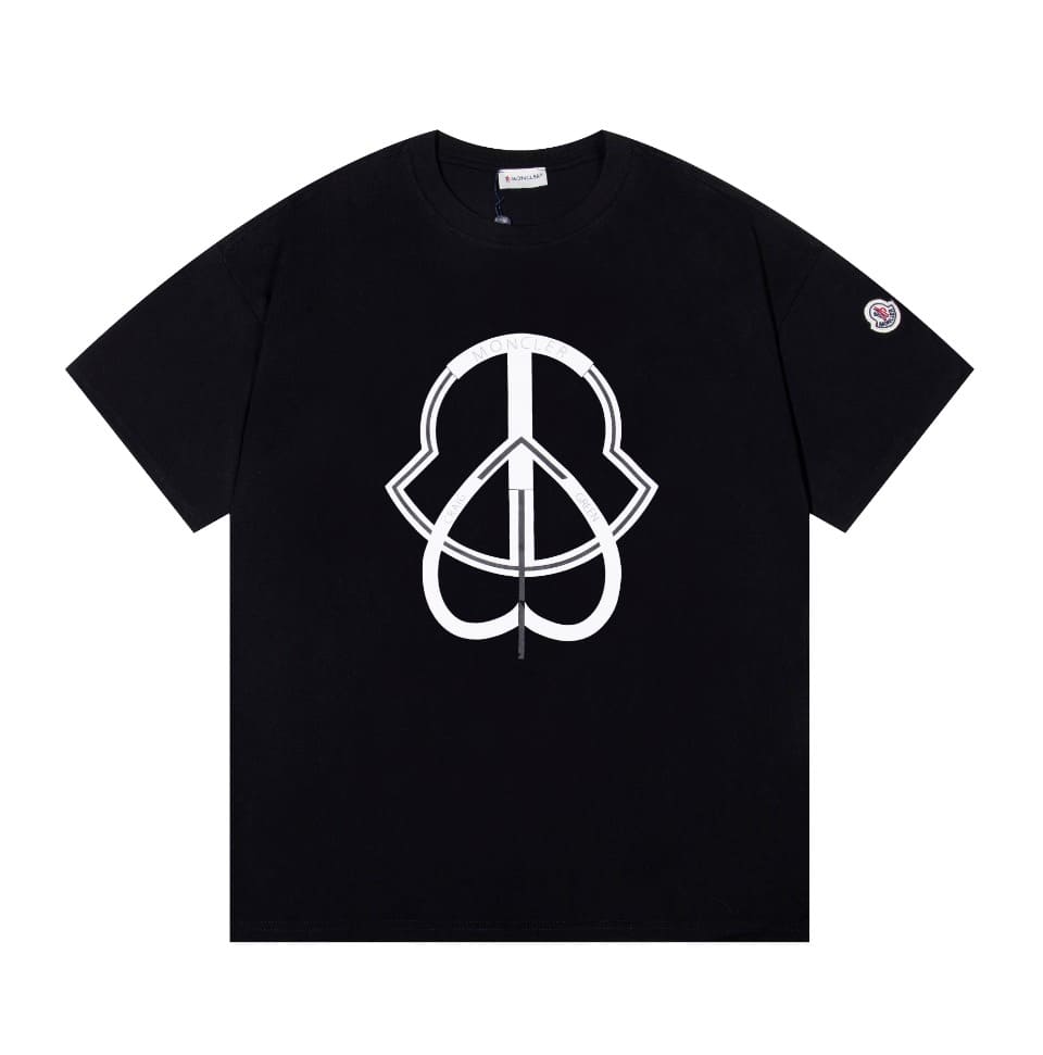 ÁO MONCLER T SHIRT BLACK MÀU ĐEN