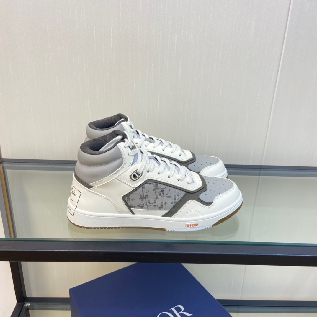 GIÀY CHRISTIAN DIOR LOGO CD 1947 SNEAKERS HIGH TOP SHOES