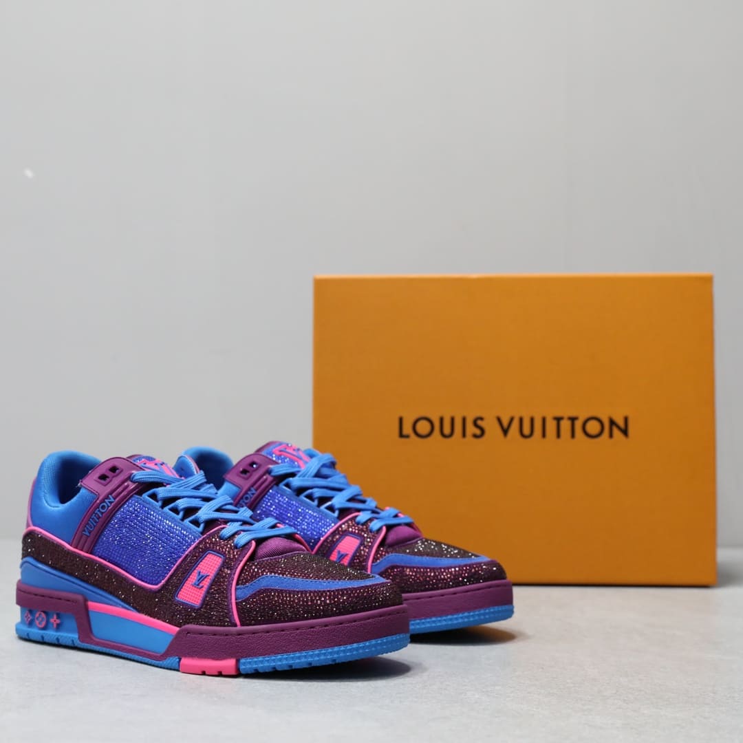 GIÀY LOUIS VUITTON TRAINER HIGH TOP QUALITY SHOES AAA