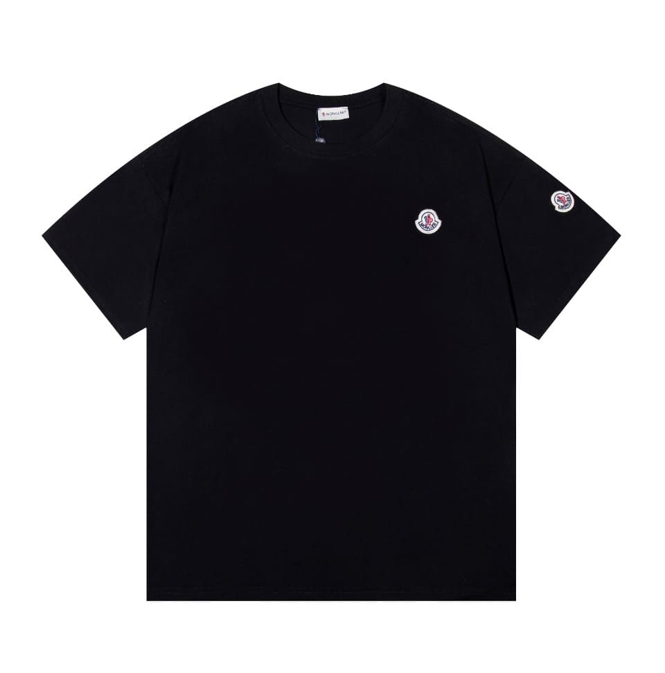 ÁO MONCLER T SHIRT BLACK MÀU ĐEN