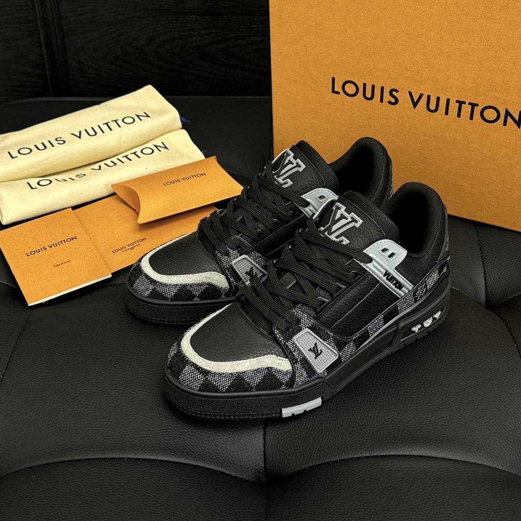 GIÀY LOUIS VUITTON TRAINER HIGH TOP QUALITY SHOES AAA