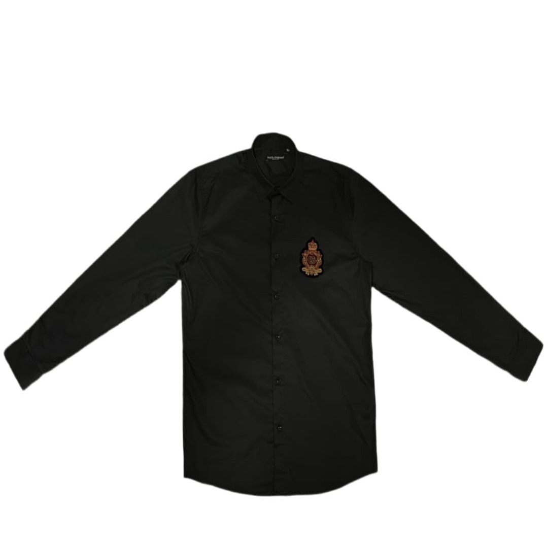 ÁO DOLCE & GABBABA SHIRT POPLIN BLACK