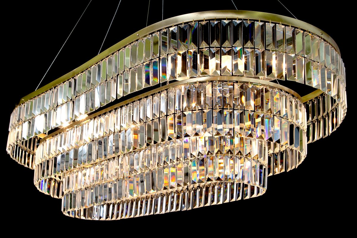 ĐÈN trần BACCA Crystal Lighting Statement Chandelier