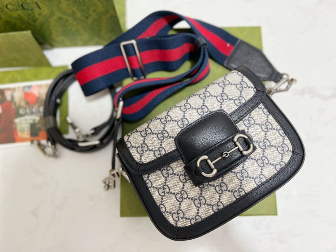 TÚI Gucci Horsebit 1955 bag blue Top Quality
