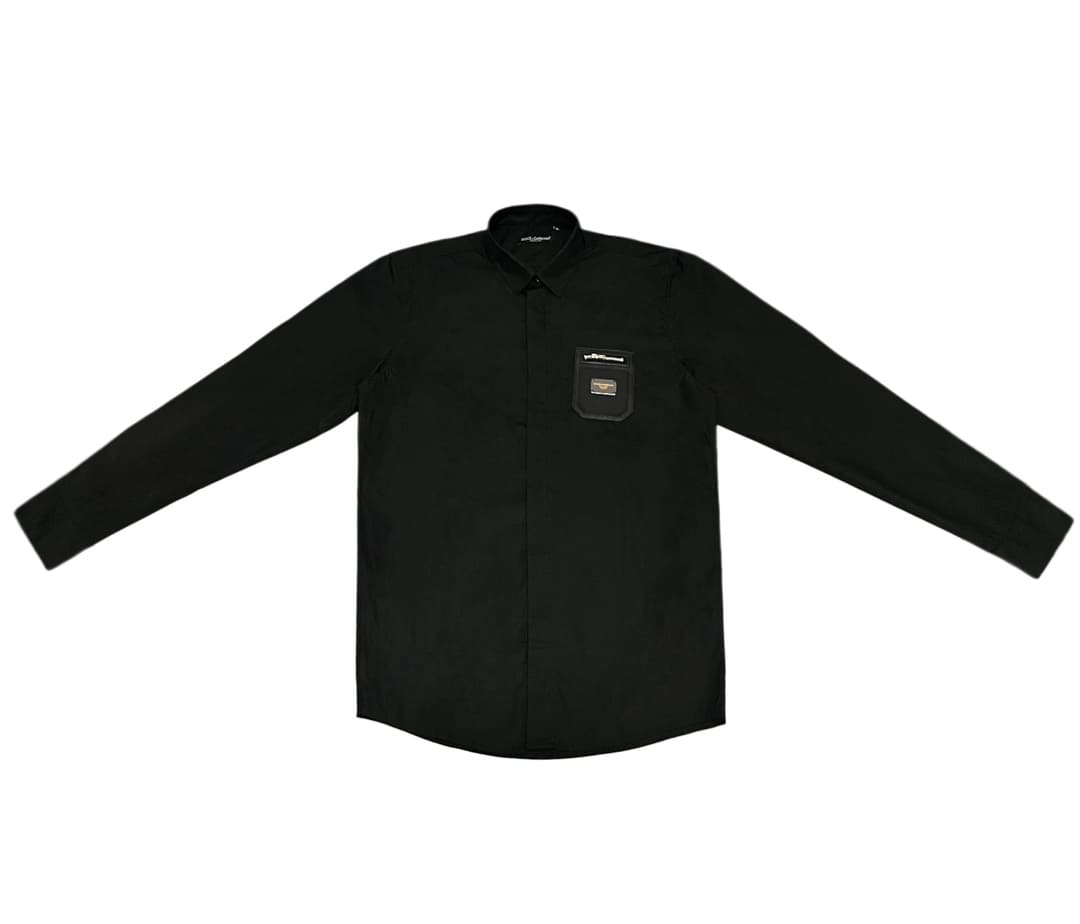 ÁO DOLCE & GABBABA SHIRT POPLIN BLACK