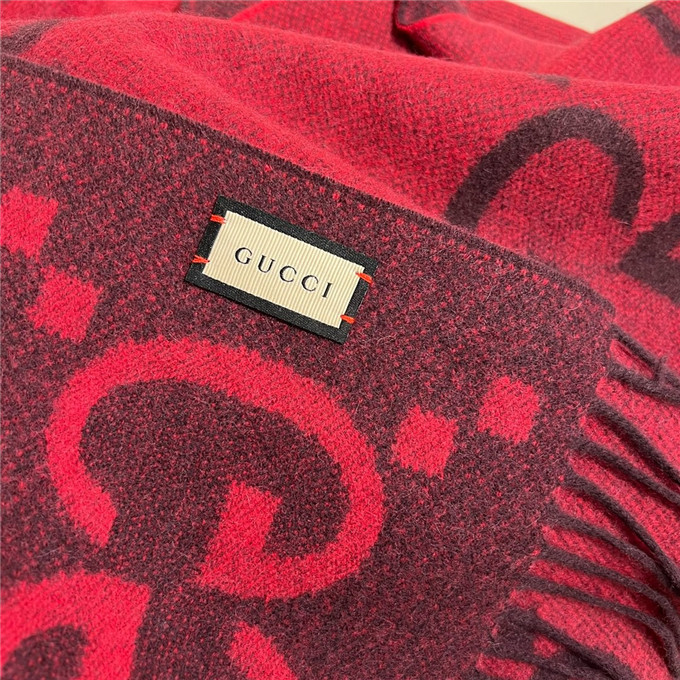 KHĂN Gucci GG Cashmere scarf