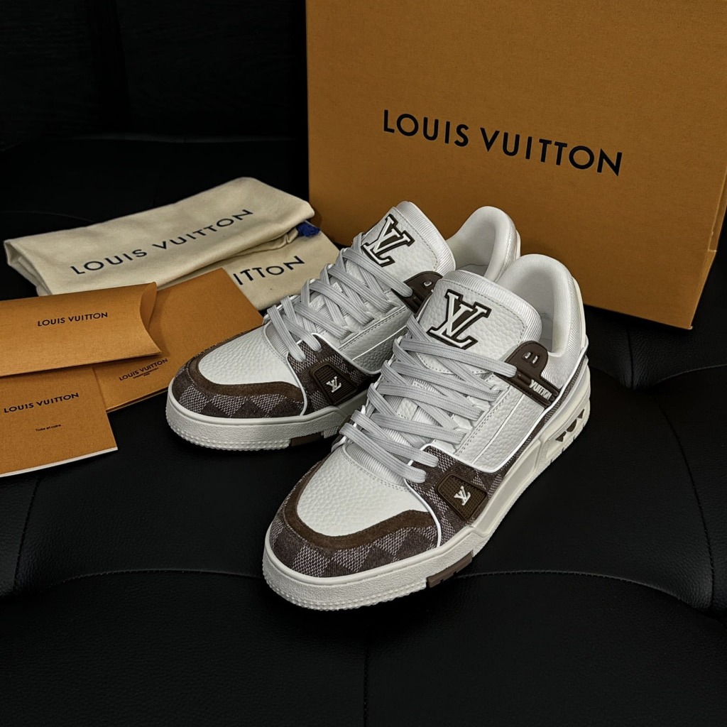 GIÀY LOUIS VUITTON TRAINER HIGH TOP QUALITY SHOES AAA
