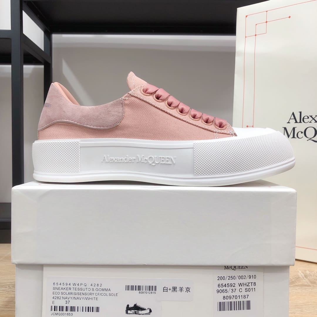 GIÀY ALEXANDER MCQUEEN SNEAKERS SHOES AAA UNISEX NAM VÀ NỮ DA BÊ HẢO HẠNG