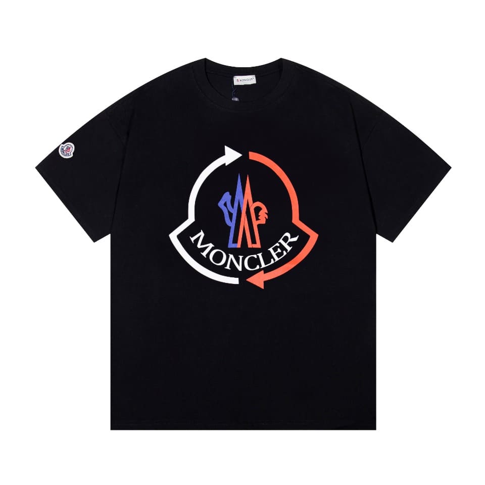 ÁO MONCLER T SHIRT BLACK MÀU ĐEN