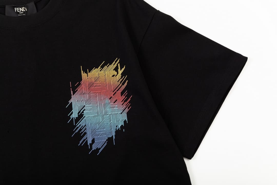 ÁO FENDI T SHIRT MÀU ĐEN UNISEX