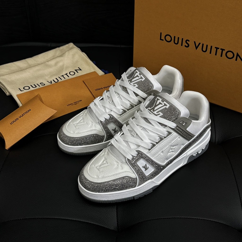 GIÀY LOUIS VUITTON TRAINER HIGH TOP QUALITY SHOES AAA