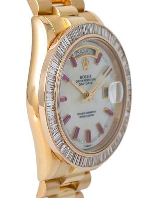 ĐỒNG HỒ ROLEX mother of pearl dial diamond benzel automatic