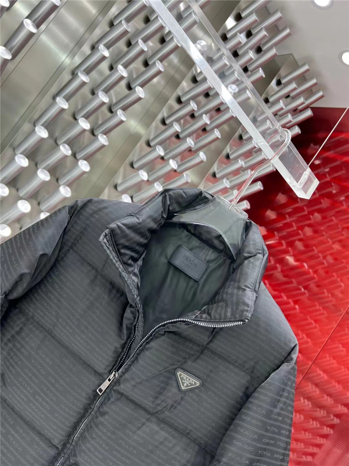 ÁO PRADA TRIANGLE LOGO DOWN JACKET
