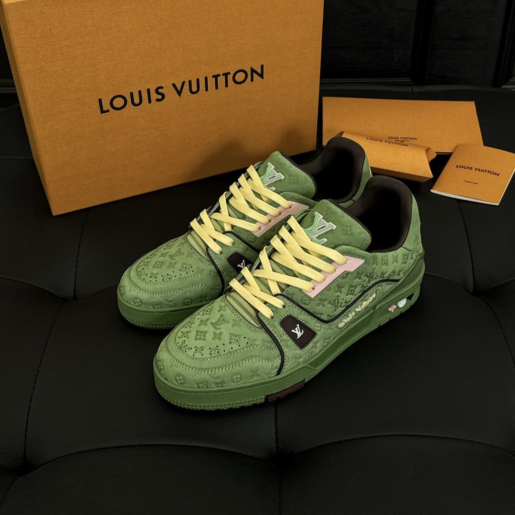GIÀY LOUIS VUITTON TRAINER HIGH TOP QUALITY SHOES AAA