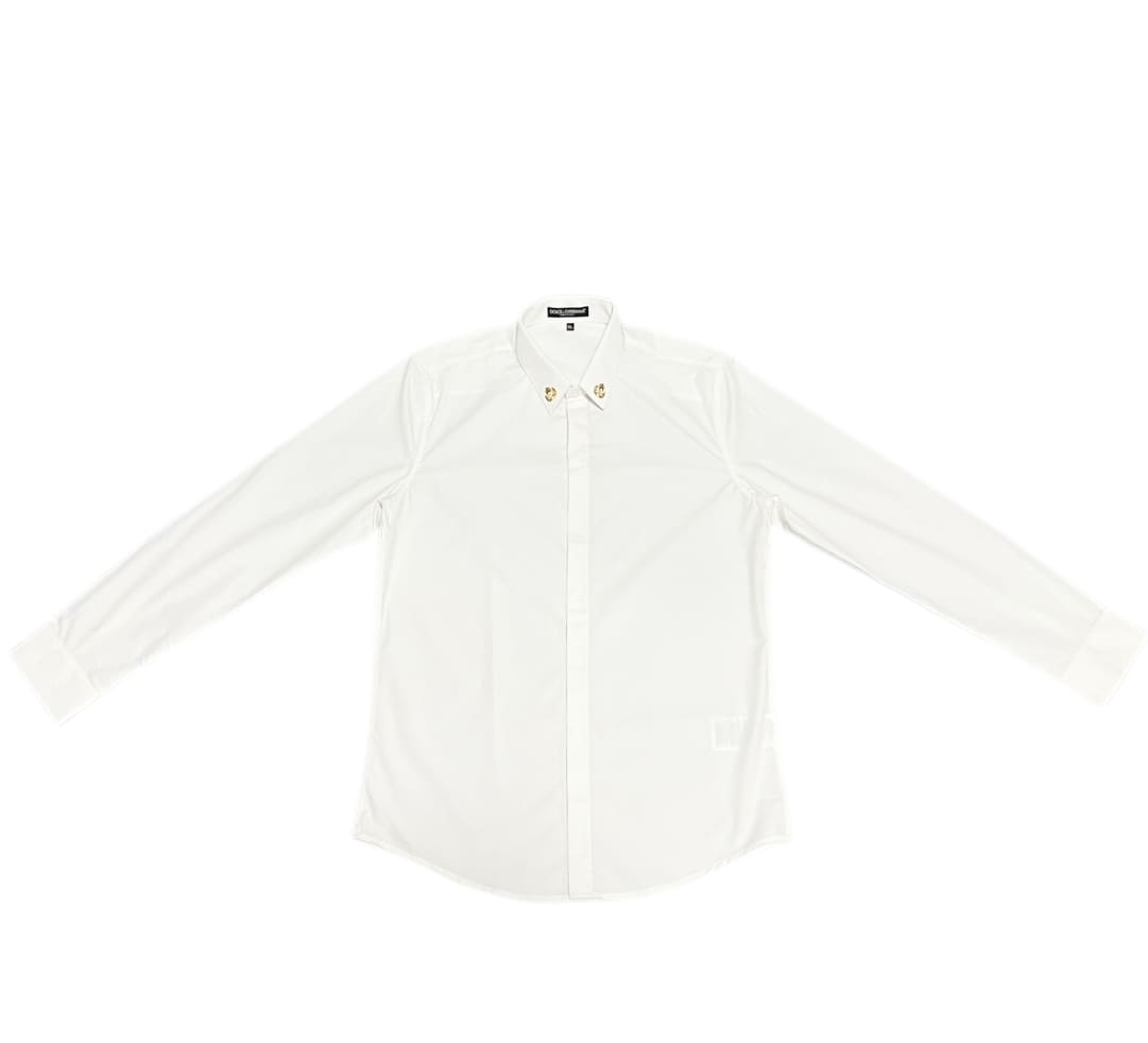 ÁO DOLCE & GABBABA SHIRT POPLIN WHITE