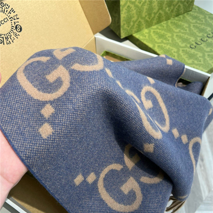 KHĂN Gucci GG Cashmere scarf