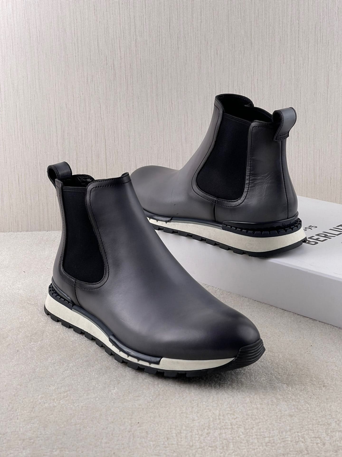 GIÀY BERLUTI SNEAKERS HIGH TOP TOP QUALITY SHOES AAA