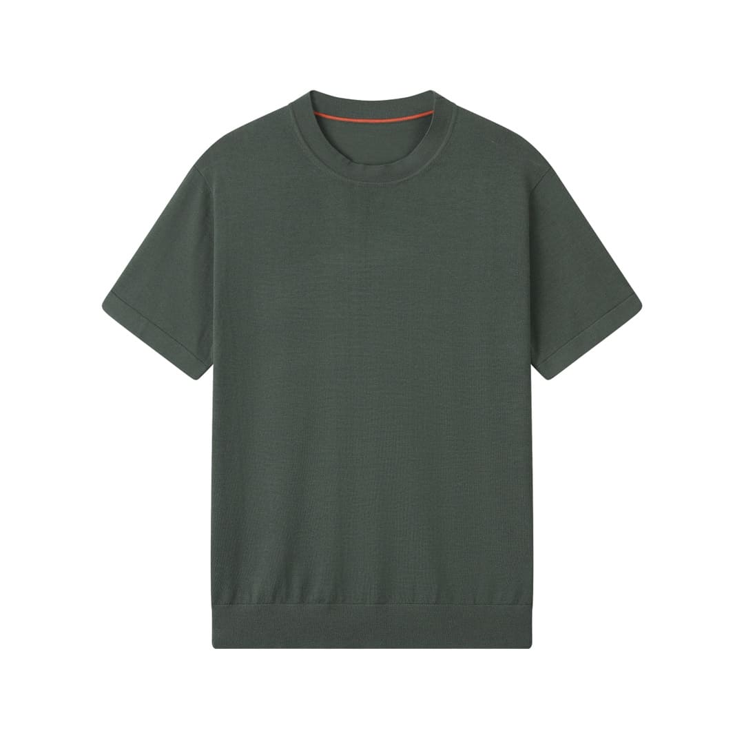 ÁO LORO PIANA T SHIRT GRAY MÀU XÁM DỆT KIM