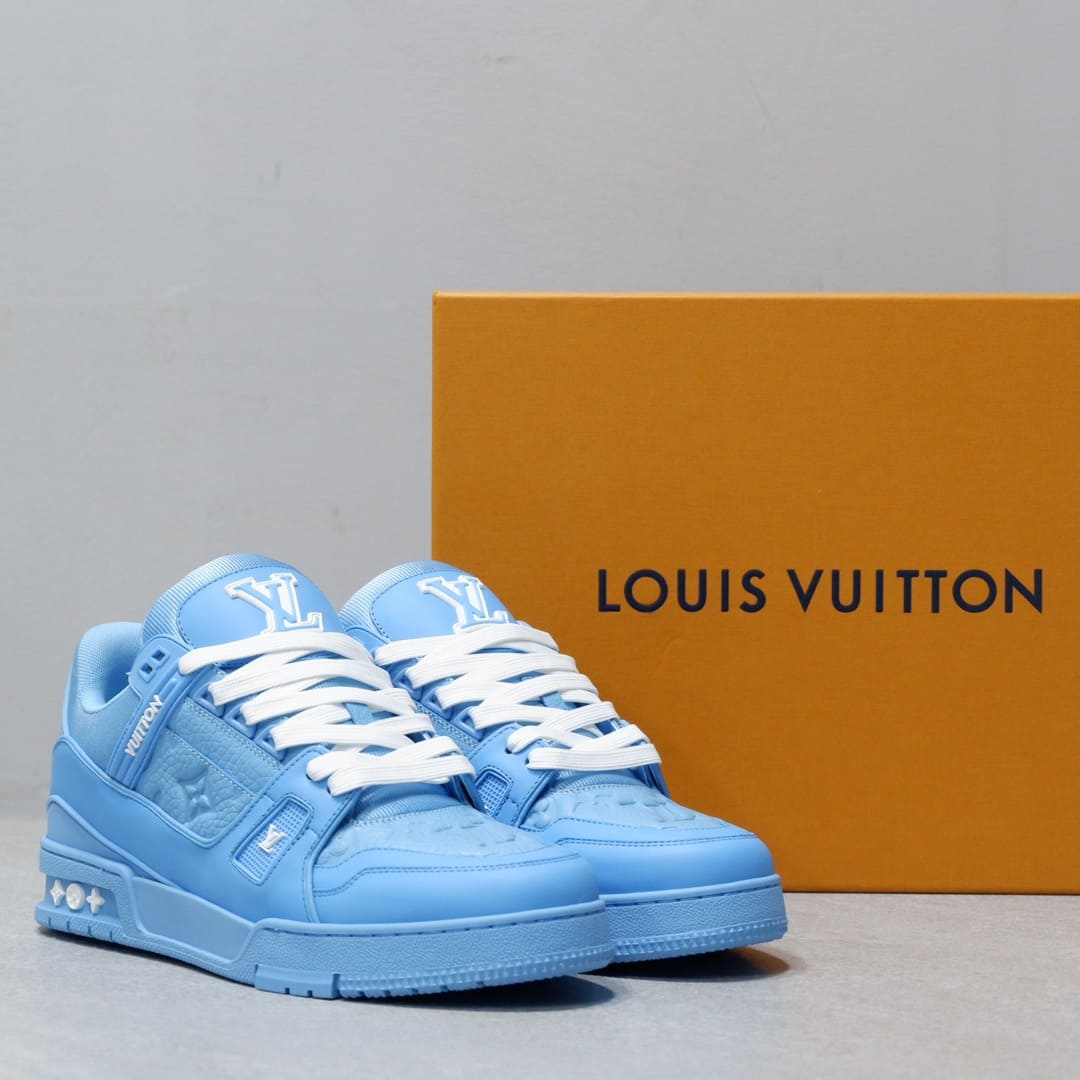 GIÀY LOUIS VUITTON TRAINER HIGH TOP QUALITY SHOES AAA